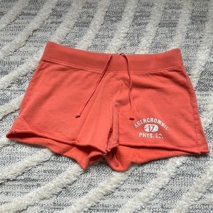 Abercrombie & Fitch Coral Orange Shorts
